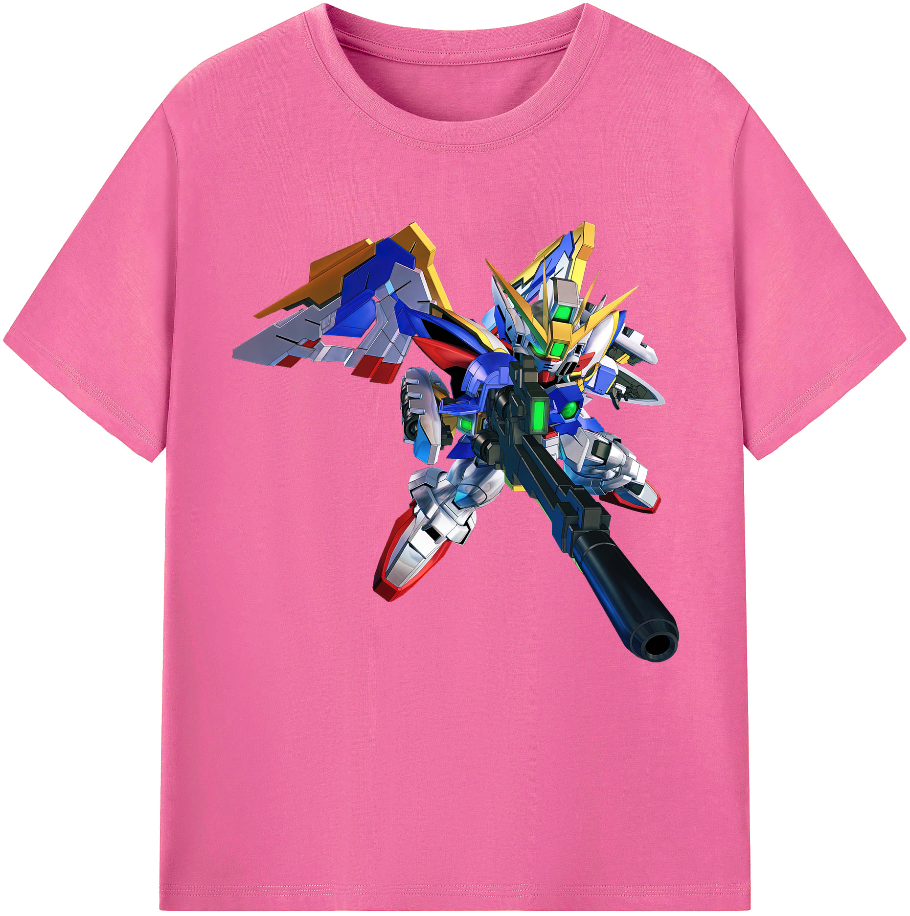 （画像用） 機動戦士ガンダム Mobile Suit Gundam レディースカジュアルプリントTシャツ（綿100％）